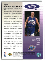 Greg Ostertag 1997-98 Collector's Choice StarQuest #SQ26