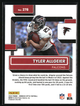 Tyler Allgeier 2022 Donruss Optic #278