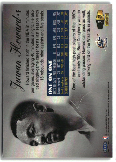 Juwan Howard 1998-99 Flair Showcase Flair Showcase Row 2 #42