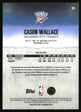 Cason Wallace 2025-26 Topps Signature Class #31