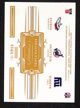 Barber / Williams / Portis 2021 Flawless Triple Patches Sapphire #TP13 #/10