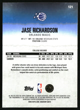Jase Richardson 2025-26 Topps Signature Class #121