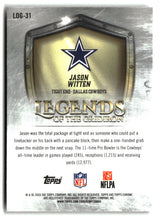 Jason Witten 2025 Topps Chrome Legends of the Gridiron #LOG-31