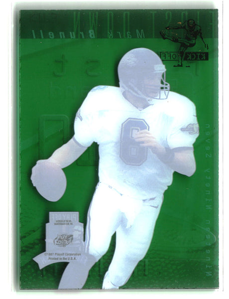 Mark Brunell 1997 Playoff First & Ten Kickoff #K163