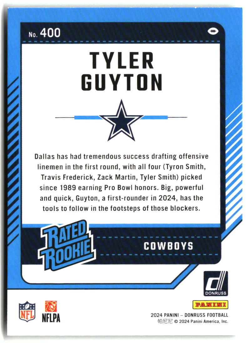 Tyler Guyton 2024 Donruss #400