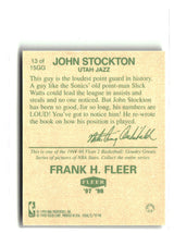 John Stockton 1997-98 Fleer Goudey Greats #13GG