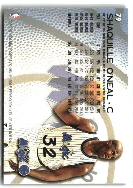 Shaquille O'Neal 1996-97 Fleer #79