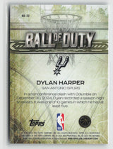 Dylan Harper 2025-26 Topps Chrome Ball of Duty #BD-22