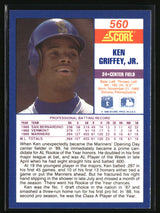 Ken Griffey, Jr. 1990 Score #560