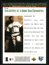 Ken Griffey Jr. 1998 Upper Deck Ken Griffey Jr.'s Home Run Chronicles #35