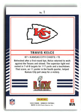 Travis Kelce 2025 Donruss Road to the Super Bowl Divisional Round #1
