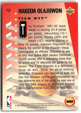 Hakeem Olajuwon 1992-93 Upper Deck MVP Holograms #10