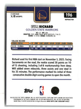 Will Richard 2025-26 Topps Chrome Update Refractor #196