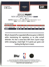 Micah Peavy 2025-26 Topps #241