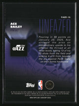 Ace Bailey 2025-26 Topps Signature Class Unfazed #FAZE-15