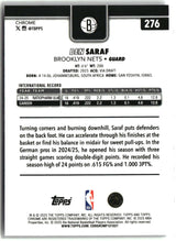 Ben Saraf 2025-26 Topps Chrome #276