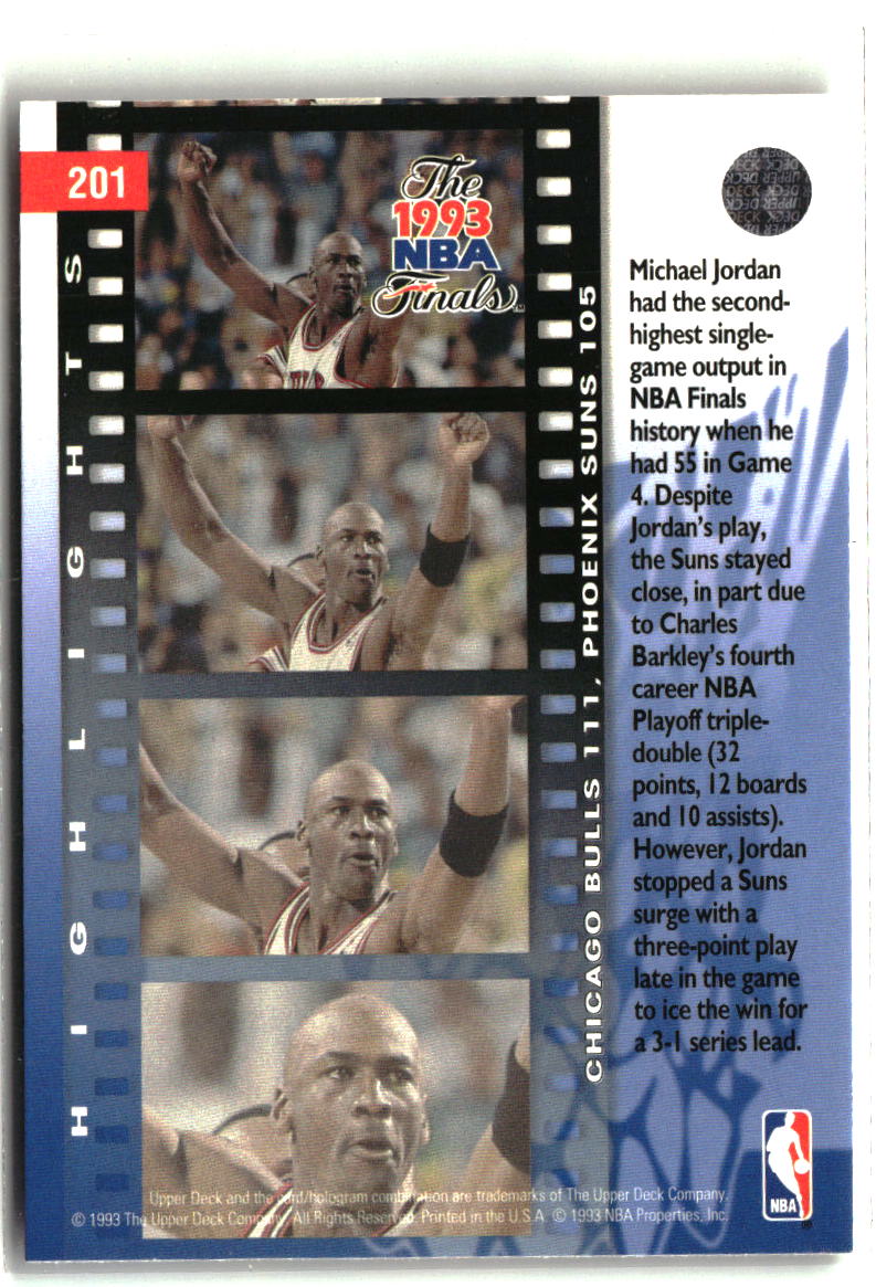 Michael Jordan 1993-94 Upper Deck #201