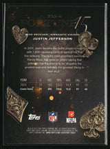 Justin Jefferson 2025 Topps Chrome Fortune 15 #F15-4