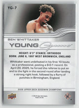 Ben Whittaker 2026 Upper Deck Goodwin Champions Young Guns #YG-7