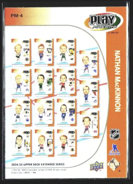 Nathan MacKinnon 2024-25 Upper Deck Playmakers #PM-4