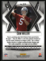 Cam Miller 2025 Panini Phoenix #215
