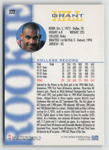 Grant Hill 1994-95 Hoops Schick NBA Rookies #NNO