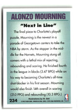 Alonzo Mourning 1993-94 Fleer #234