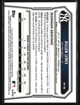 Dillon Lewis 2026 Bowman Prospects #BP-148