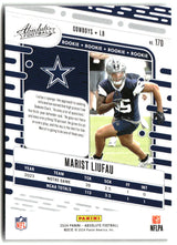 Marist Liufau 2024 Panini Absolute Retail #170