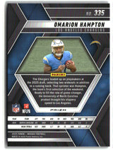 Omarion Hampton 2025 Panini Mosaic Blue Scope #335