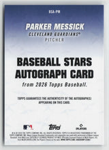 Parker Messick 2026 Topps Baseball Stars Autographs (Series One) #BSA-PM