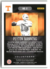 Peyton Manning 2022 Panini Chronicles Draft Picks Illusions #2