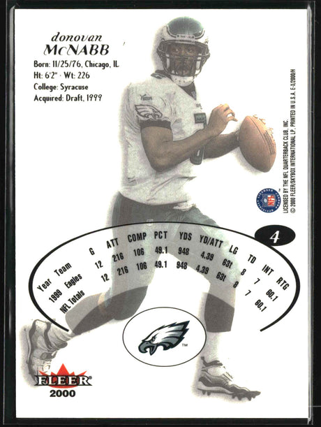 Donovan McNabb 2000 Fleer E-X #4