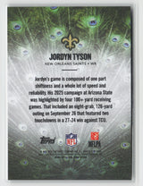Jordyn Tyson 2026 Topps Flagship Struttin #S-19