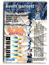 Kevin Garnett 1995-96 Stadium Club Draft Picks #5