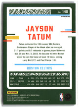 Jayson Tatum 2023-24 Donruss Optic Purple Shock #140
