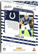 Laiatu Latu 2024 Panini Absolute Retail #115