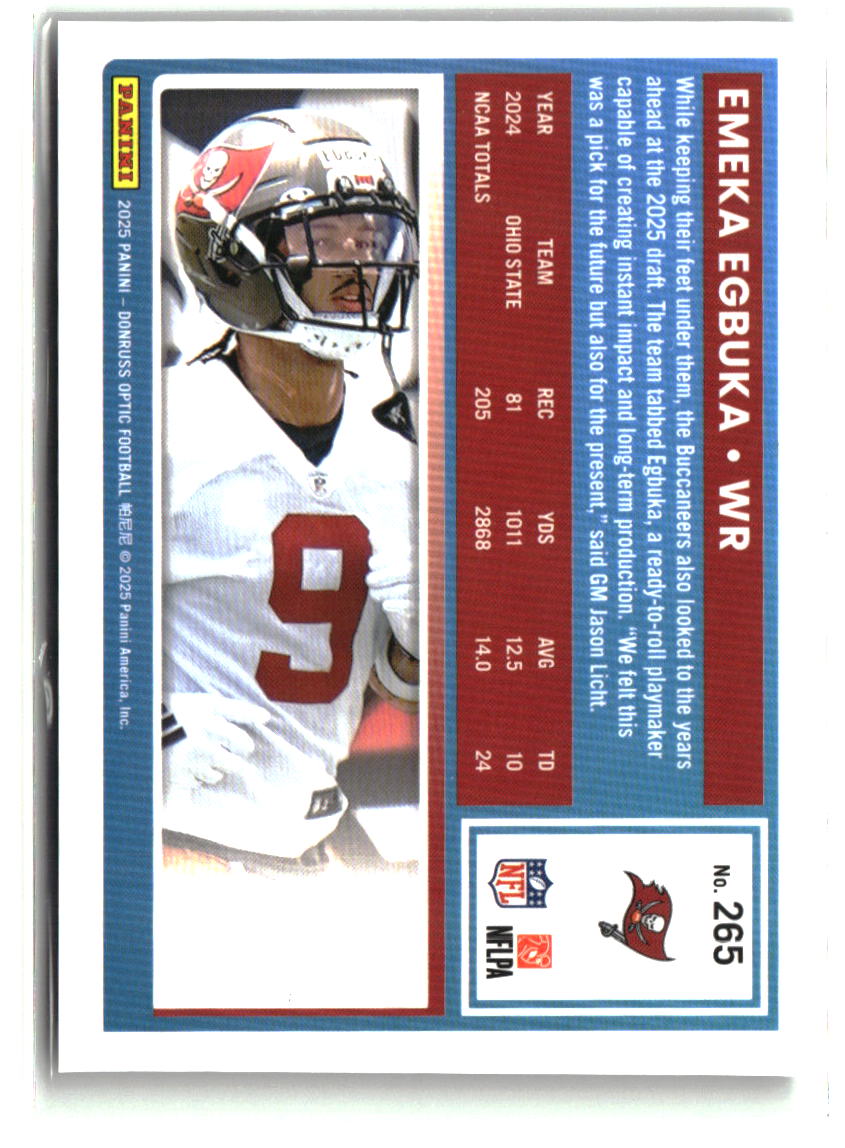 Emeka Egbuka 2025 Donruss Optic #265