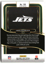 Greg Zuerlein 2024 Panini Select Green & Red Prizm Shock #158