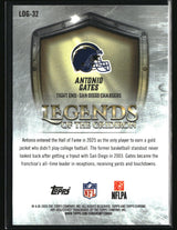 Antonio Gates 2025 Topps Chrome Legends of the Gridiron #LOG-32