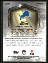 Barry Sanders 2025 Chrome Football Legends Of The Gridiron Refractor #LOG-11