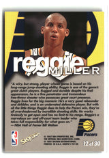 Reggie Miller 1997-98 Hoops Talkin' Hoops #12