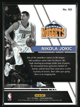 Nikola Jokic 2017-18 Panini Prizm Fundamentals #50