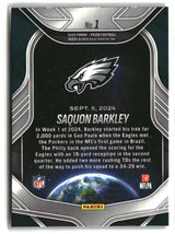 Saquon Barkley 2025 Panini Prizm Global Reach #1