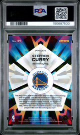 Stephen Curry 2023 Panini Prizm Kaleidoscopic Silver #21 PSA 10