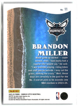 Brandon Miller 2023-24 Donruss Optic Splash #11