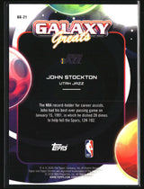 John Stockton 2025-26 Topps Chrome Cosmic Galaxy Greats #GG-21