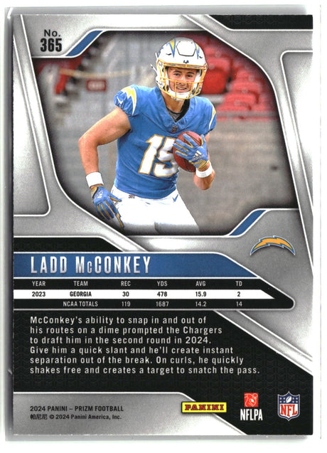 Ladd McConkey 2024 Panini Prizm #365