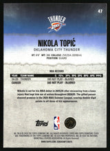 Nikola Topi? 2025-26 Topps Signature Class #47