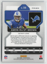 Amon-Ra St. Brown 2021 Panini Prizm Red White and Blue #358